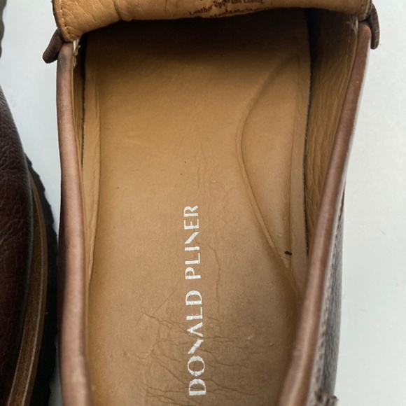 Donald Pliner Joe Casual Brown Leather Loafers Size 11M NWOB main image 6